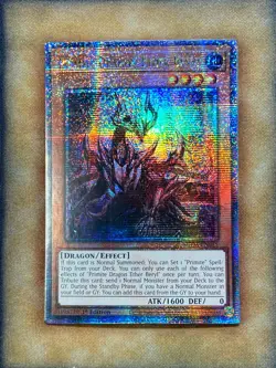 Yugioh Primite Dragon Ether Beryl SUDA-EN015 Quarter Century Rare 1st Ed NM - Image 1