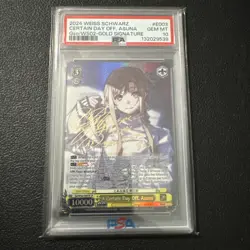 Weiss Schwarz Dengeki Bunko: A Certain Day Off, Asuna SP , Signed english PSA 10 - Image 1