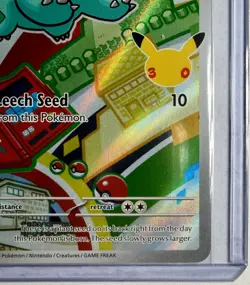 Bulbasaur MEP 037 Pokemon First Partner 30th Anniversary Promo Card NM/M - Image 4