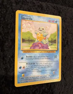 Squirtle 063/102 Pokemon TCG Card Base Set Regular NM - Image 3