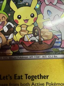 Pikachu - Promo Holo XY Set Black Star XY95 Pokemon TCG Card Rare LP - SWIRL - Image 2