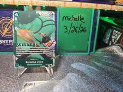 Roronoa Zoro (Winner Pack 2025 Vol. 3) - One Piece Promotion Cards (OP-PR) - Image 1
