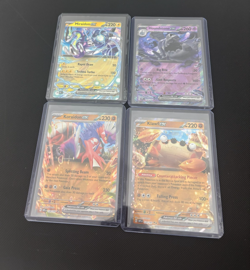 Pokemon Obsidian Flames 4 Card Lot Double Rare Holos - Image 1