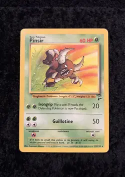 Pinsir 29/130 Pokemon TCG Card Base Set 2 NM - Image 1