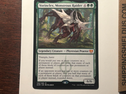 MTG Vorinclex Monstrous Raider Mythic 199/285 Kaldheim NM Regular Print - Image 3