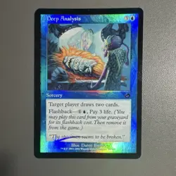 Mtg DEEP ANALYSIS Foil - Torment 2002 Vintage Magic - NM Near Mint condition - Image 1