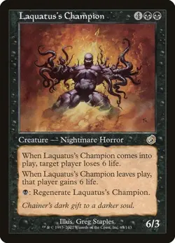 2x Laquatus's Champion Torment MP MTG - Image 1
