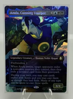 TCG MTG Azula, Cunning Usurper (Borderless) [TLA - 303] - NM [Foil] - Image 1