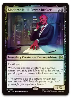 Madame Null, Power Broker #66 (Foil) (NM) TMT Magic MTG - Image 1