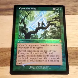 1x Open the Way, Retro Frame Foil, Magic MTG NM / LP - Image 1
