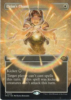 MTG: Modern Horizons 3: Borderless Orim's Chant: Lightly Played Condition - Image 1
