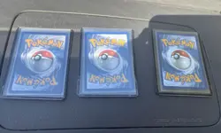 Pokemon First Partner Illustration GEN 7 Set 43-45 (30th) Rowlet Popplio Litten - Image 2