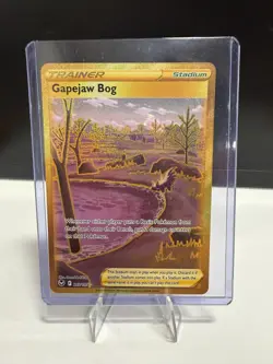 Gapejaw Bog 213/195 Secret Rare Silver Tempest Pokemon Near Mint - Image 1