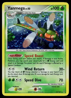 Pokemon Card - Yanmega Supreme Victors 14/147 Holo Rare - Image 1