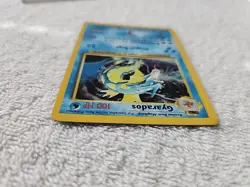 Pokemon Card Gyarados Holo 1999 Base Set 6/102 WOTC Rare Card Vintage - - Image 3