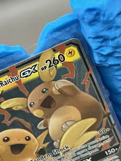 Raichu And Alolan Raichu GX 54/236 Unified Minds Holo Pokemon Card - Image 3