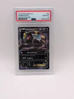 2016 Pokemon XY Fated Collide Umbreon Ex PSA 10 55 - Image 1