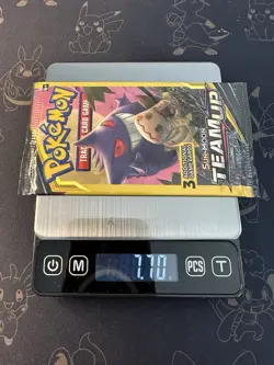Rare Pokemon Team Up 3 Card Factory Sealed Booster Pack HEAVY 7.70g - Image 1