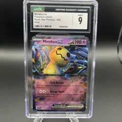 2023 POKEMON MIMIKYU EX - BLACK STAR PROMO (004) HOLO - CGC 9 MINT - Image 1