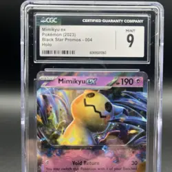 2023 POKEMON MIMIKYU EX - BLACK STAR PROMO (004) HOLO - CGC 9 MINT - Image 2