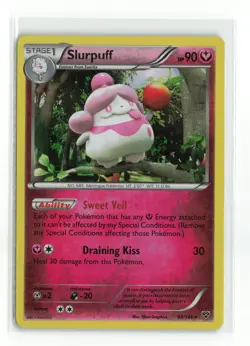SLURPUFF 95/146 XY BASE SET HOLO RARE POKEMON TCG NM-LP - Image 1