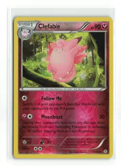 CLEFABLE 51/83 REVERSE HOLO GENERATIONS POKEMON TCG NM-LP - Image 1