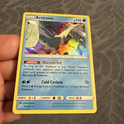 Pokemon TCG Articuno Sun & Moon - Team Up 32/181 Holo Holo Rare - Image 1