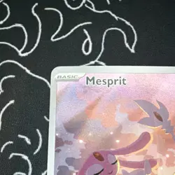 Pokemon TCG Mesprit 204/191 Sv08: Surging Sparks Illustration Rare Holo 2024 - Image 3