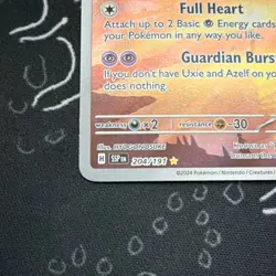 Pokemon TCG Mesprit 204/191 Sv08: Surging Sparks Illustration Rare Holo 2024 - Image 4