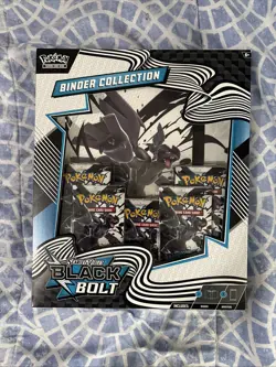 Pokemon Black Bolt Binder Collection - Image 1