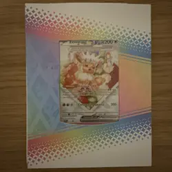 Pokemon Prismatic Evolutions SVP Eevee ex 174 SPC Black Star Promo - Image 1