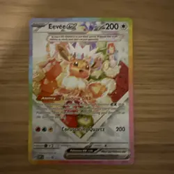 Pokemon Prismatic Evolutions SVP Eevee ex 174 SPC Black Star Promo - Image 3