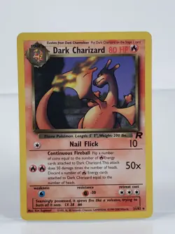 Pokemon TCG Dark Charizard Team Rocket 21/82 Non Holo - Image 1