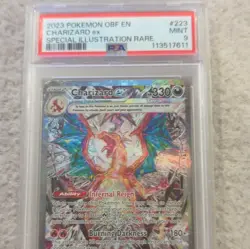 Pokemon Charizard ex 223/197 Obsidian Flames Special Illustration Rare PSA 9 - Image 1