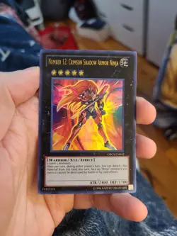 Yugioh Number 12: Crimson Shadow Armor Ninja ORCS-EN042 Ultra Rare - Image 1