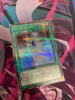YUGIOH - SOL AND LUNA - RA02 - NM - QUARTER CENTURY SECRET RARE 1ST - Image 1