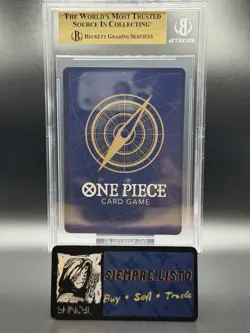 2026 One Piece Luffy P-055 US Voyage Promo BGS 10 Pristine Attendance Gift - Image 2