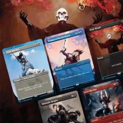 Opened MTG Secret Lair the Art of Frank Frazetta Foil Card Set - Image 4