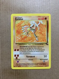 German Hitmonlee 22/62 Fossil Set - Rare Pokemon Card - NM/Mint - Image 1
