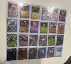 Pokemon Cards EX Holo Poke Masterball Lot of 24 (Great Tusk, Ogerpon, Pokepad) - Image 1