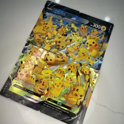 Pikachu V-Union SWSH139/140/141/142 Celebrations Black Star Promo Pokemon Card - Image 2