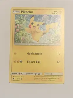 Pikachu 19/68 - Hidden Fates - Non Holo - Pokemon Card - NM Near Mint - Image 1