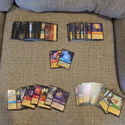 Lorcana TCG ~200 Card Lot Legendary/Super Rare/Rare/ Cold Foil Lot mixed sets NM - Image 1
