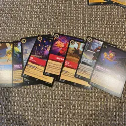 Lorcana TCG ~200 Card Lot Legendary/Super Rare/Rare/ Cold Foil Lot mixed sets NM - Image 3
