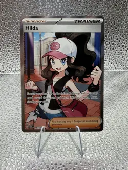 Hilda 164/086 Full Art NM/M White Flare Pokemon Card - Image 1