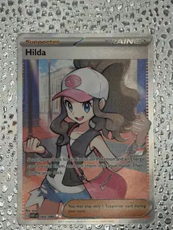 Hilda 164/086 Full Art NM/M White Flare Pokemon Card - Image 3
