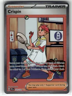Crispin - 171/131 SV: Prismatic Evolutions NM Pokemon Card TCG - Image 1