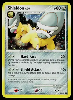 Pokemon Card - Shieldon Diamond and Pearl Promo DP08 Holo - Image 1