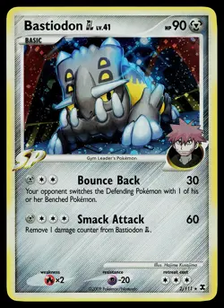 Pokemon Card - Bastiodon GL Rising Rivals 2/111 Holo Rare - Image 1