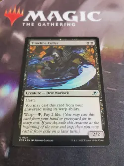 Mtg. Timeline Culler. Foil. Edge of Eternities. Pack Fresh - Image 1